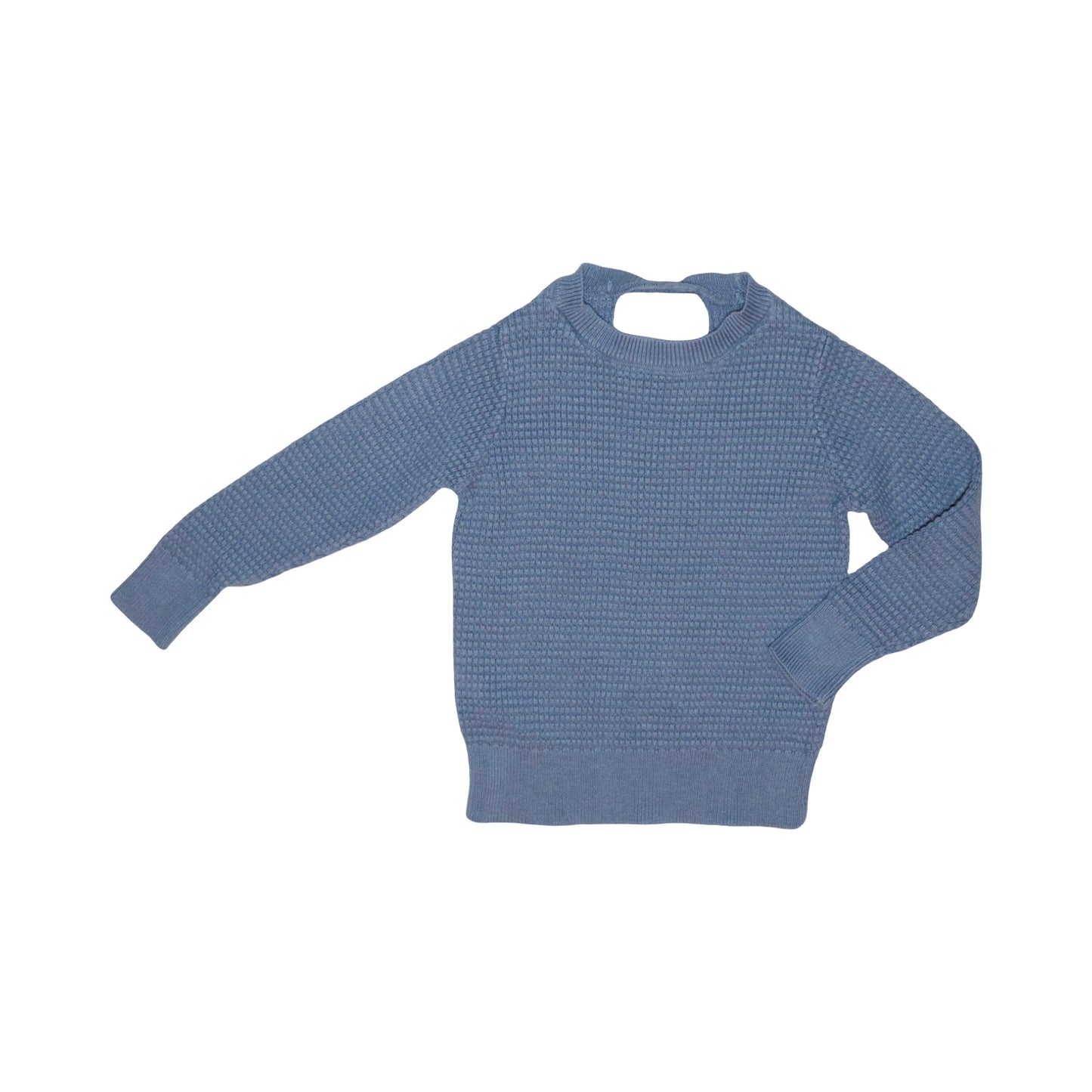 Stickad Tröja från 157 - Storlek 90 - Ljusblå