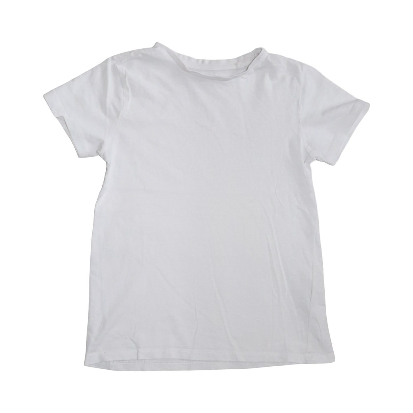 Kortärmad T-shirt från Sinsay - Storlek 122 - Vit