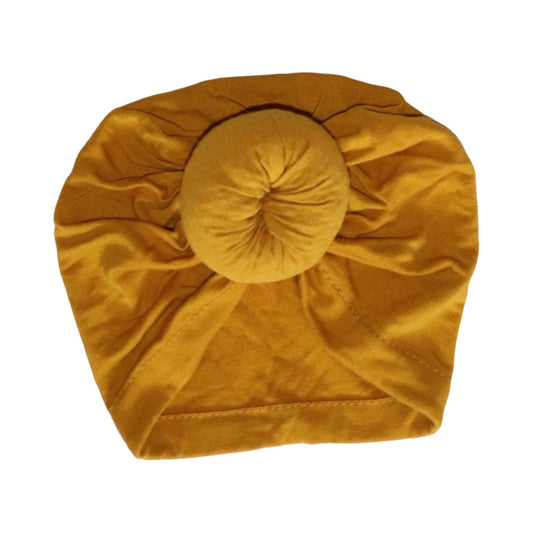 Turban Mössa - Storlek 74/80 - Gul