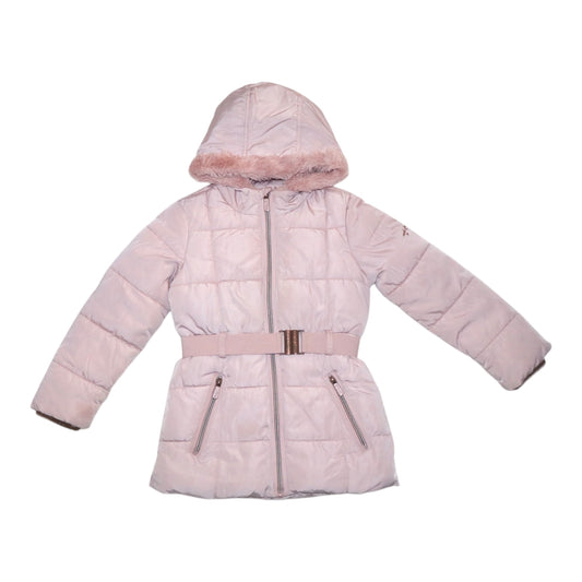 Vadderad Jacka med huva från C&A - Storlek 116 - Ljusrosa