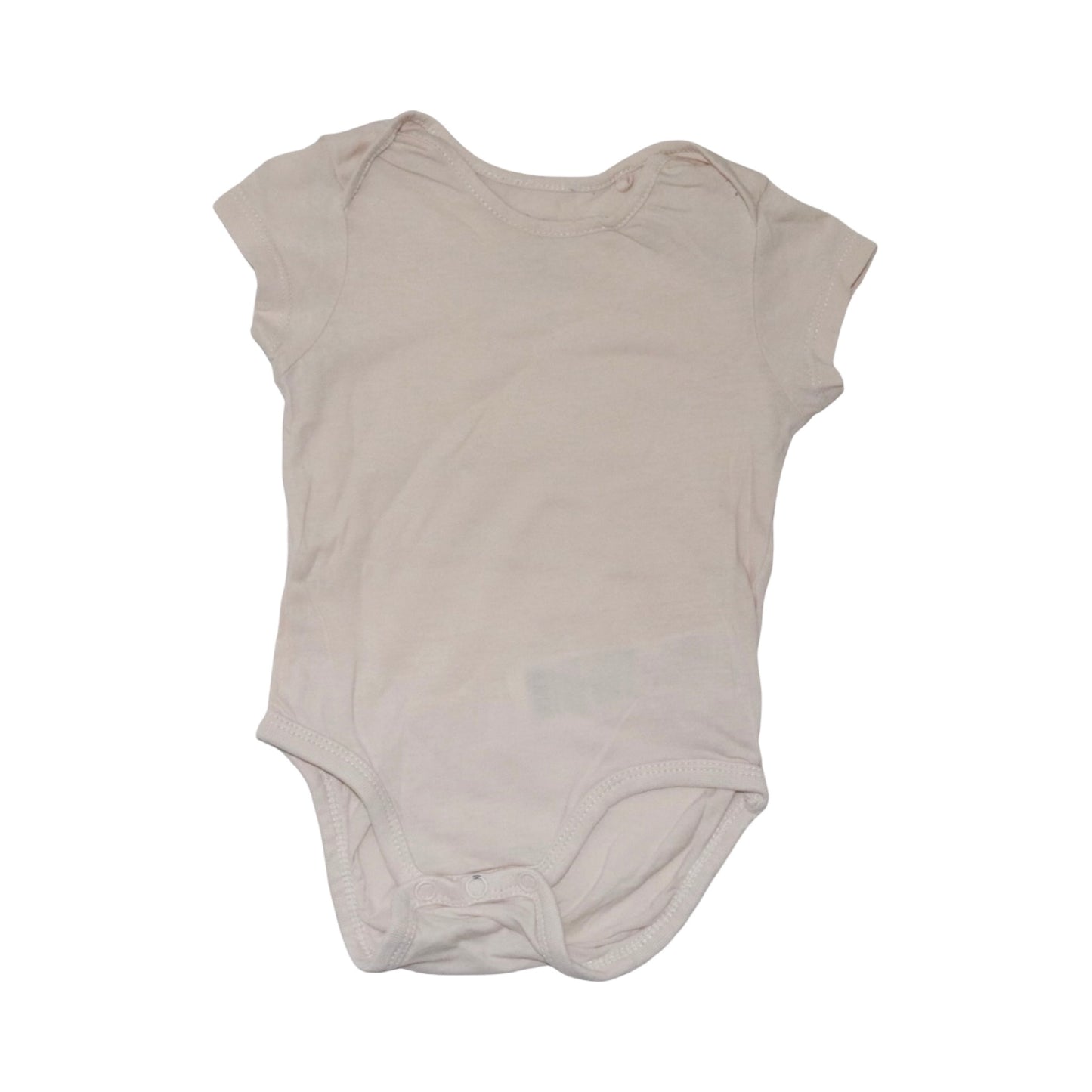 Kortärmad Body (2 Pack) från Sinsay & IDENTIC NATURE - Storlek 68 -  Beige & Vit