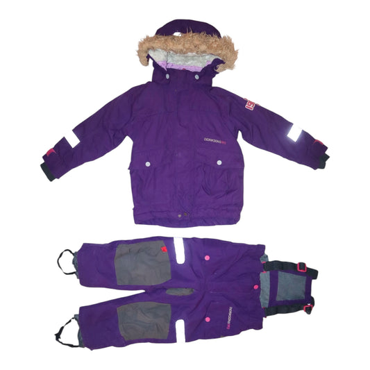Vinter Set Från DIDRIKSONS - Storlek 110 - Lila & Grå