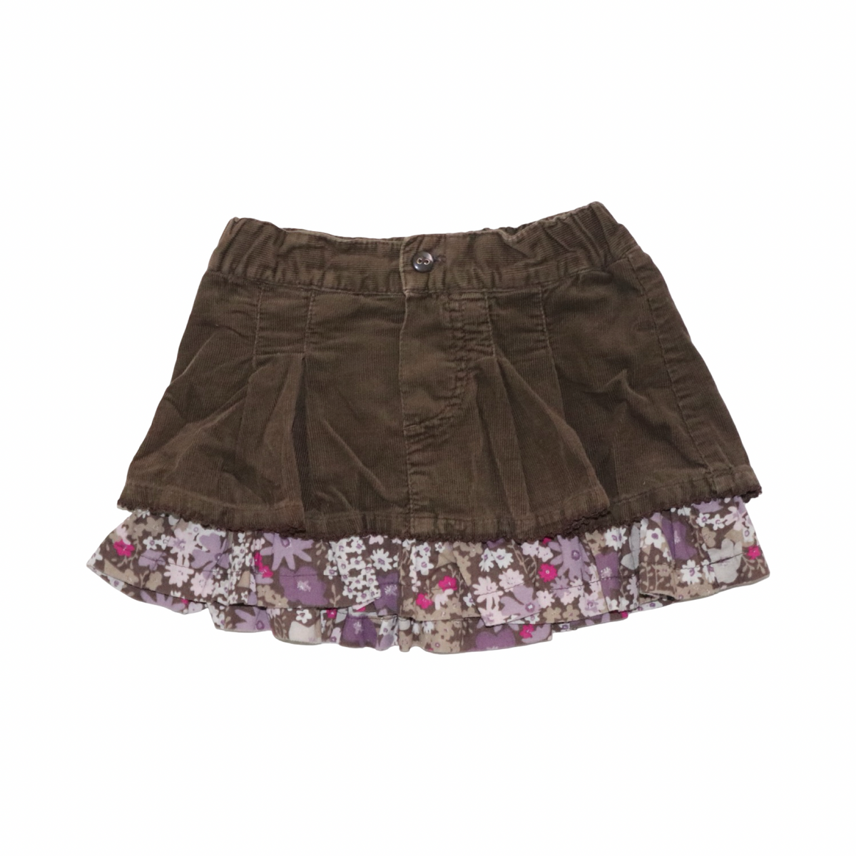Kjol från H&M - Storlek 68 - Brun & Lila (Multi)