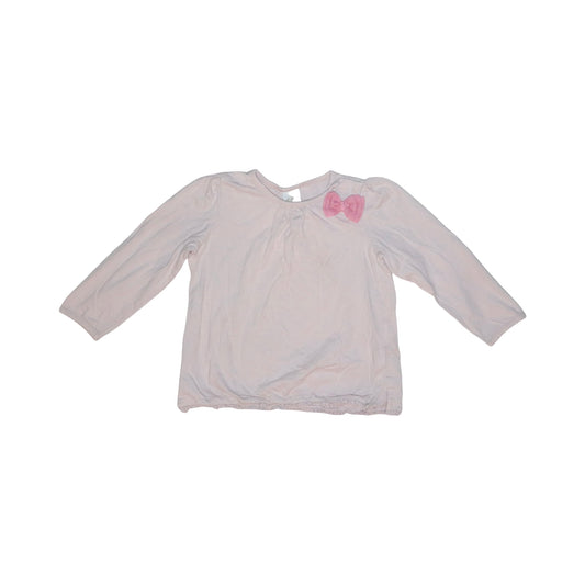 Långärmad Blus från H&M - Storlek 86 - Ljusrosa