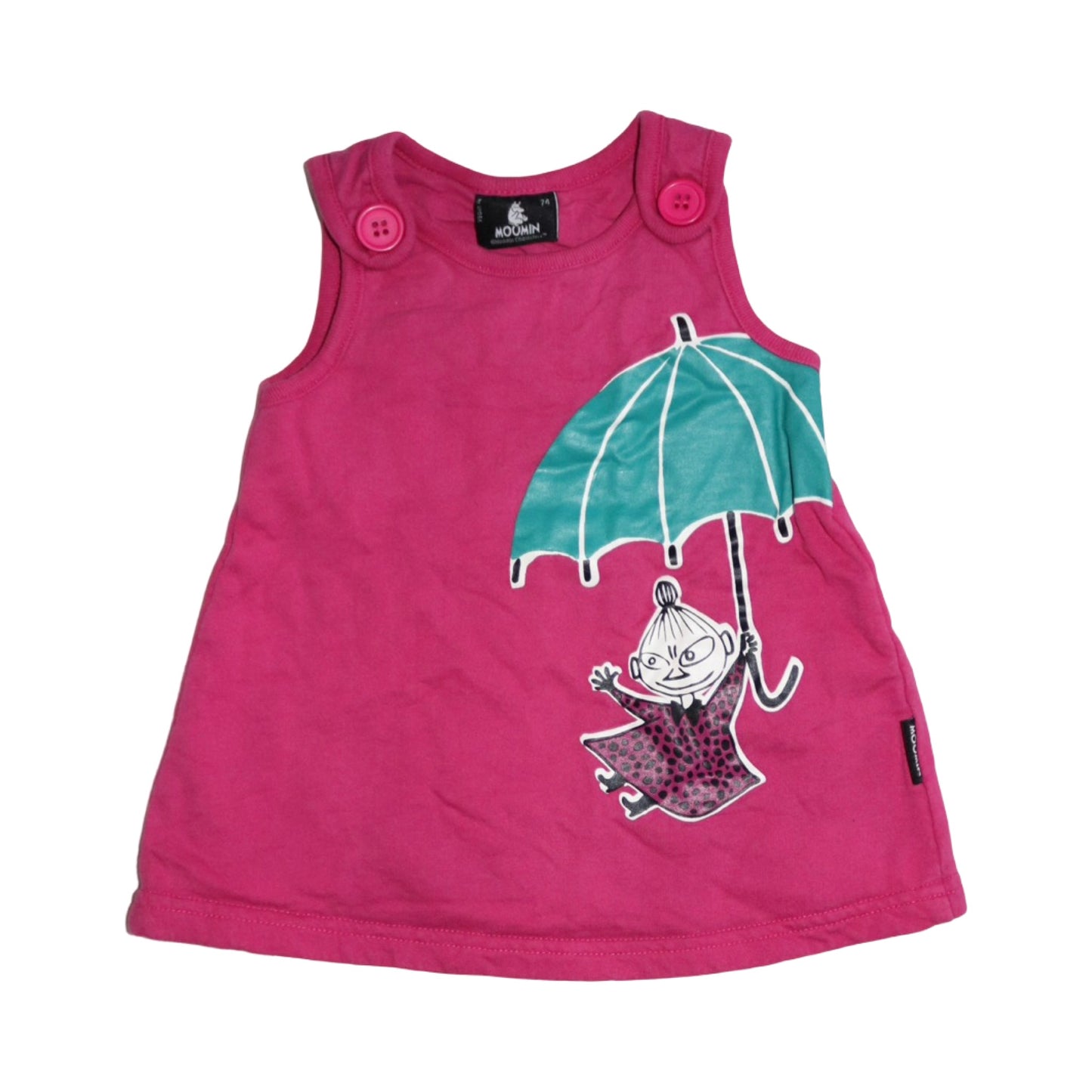 Klänning & Byxor Matchande Set från MOOMIN - Storlek 74 - Rosa (Multi)