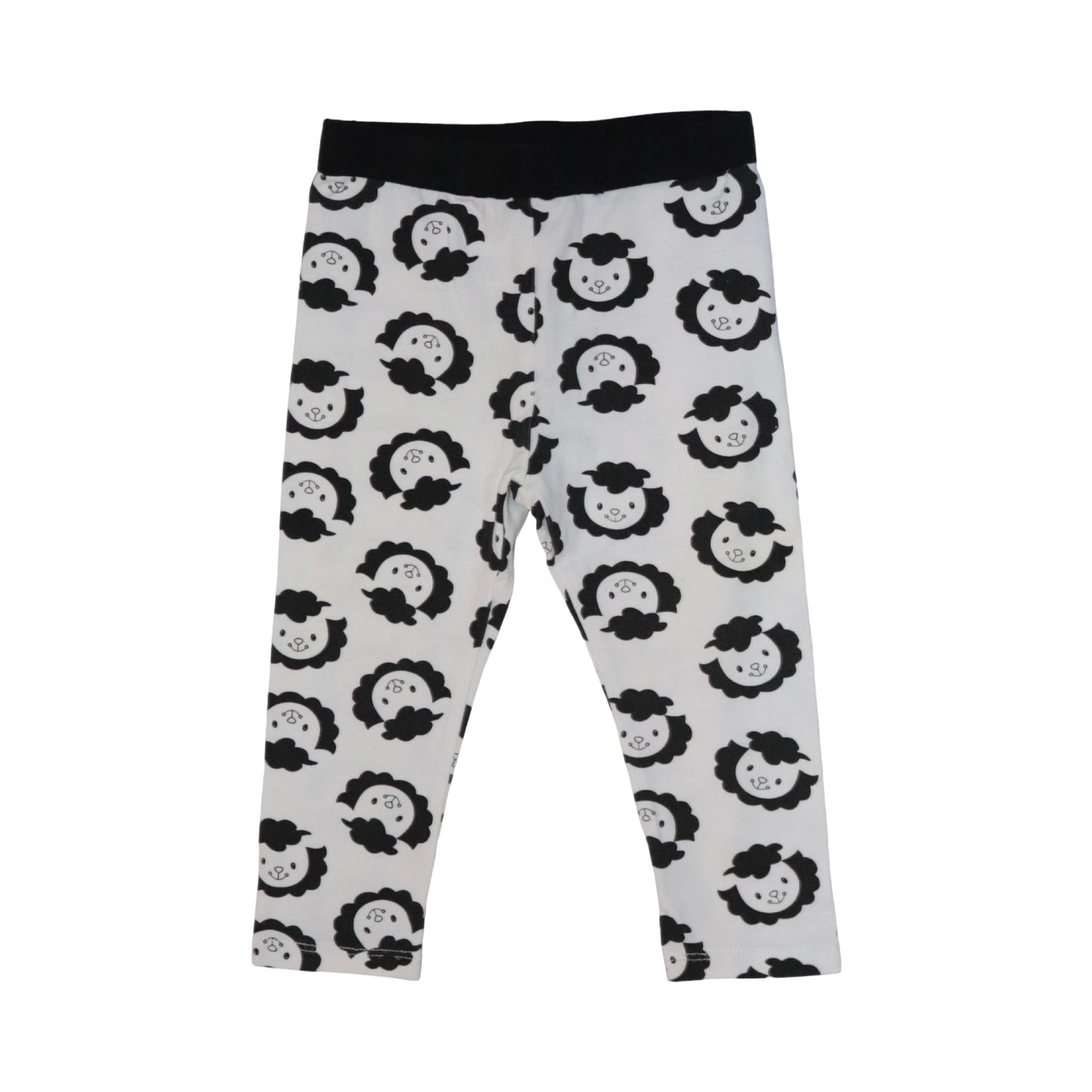 Leggings Byxor från ellos - Storlek 80 - Svart & Vit