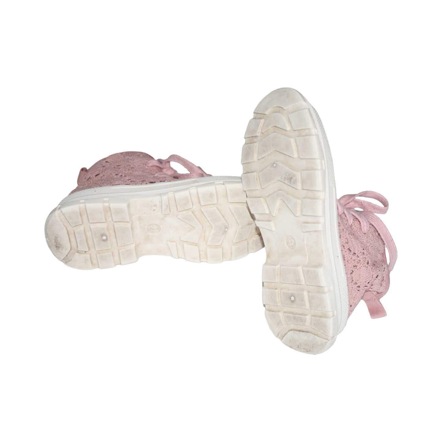 Sneakers från LEJON - Storlek 32 (Innermått 20cm) - Rosa & Vit
