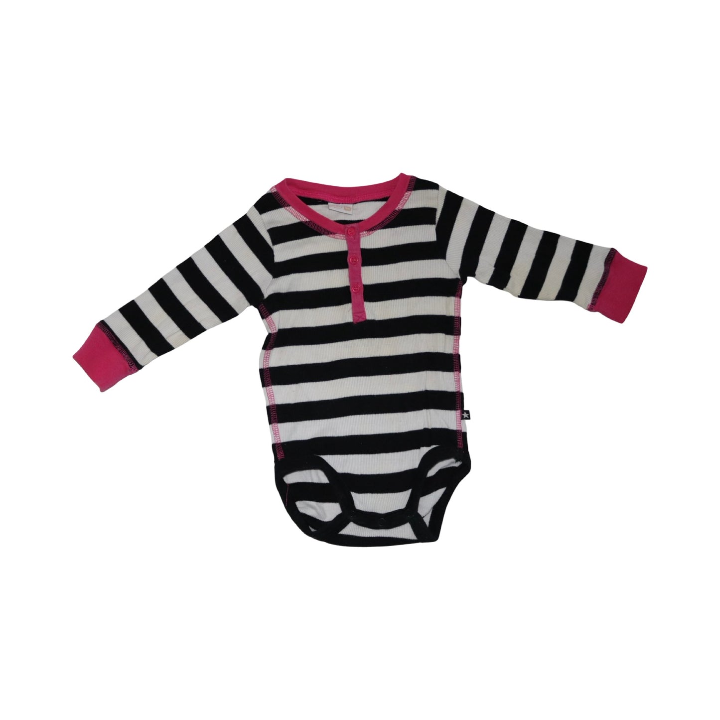 Body & Byxor Matchande Set från LINDEX & KappAhl - Storlek 74 - Svart & Rosa (Multi)