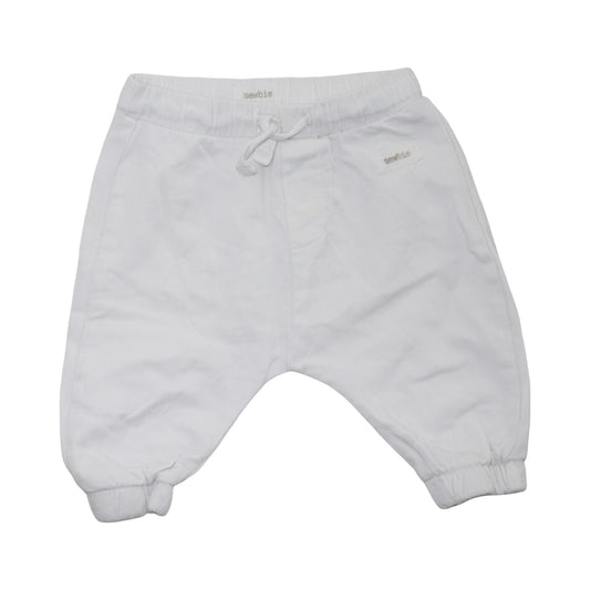 Byxor från newbie  - Storlek 68 - Vit & Beige