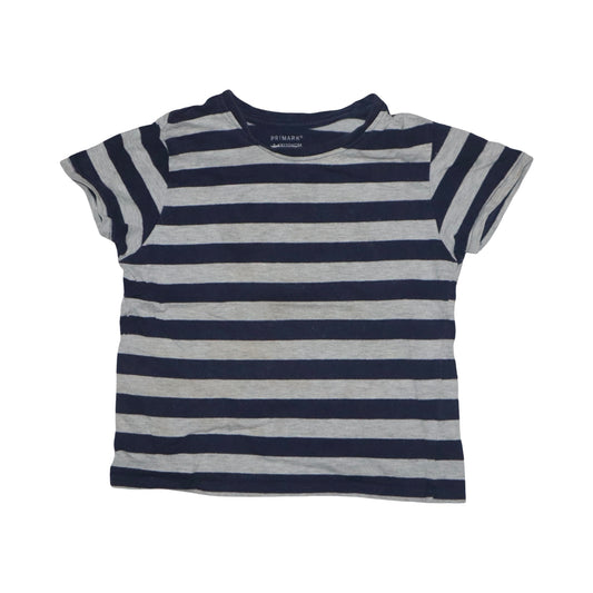 Kortärmad T-shirt från PRIMARK - Storlek 104 - Mörkblå & Grå