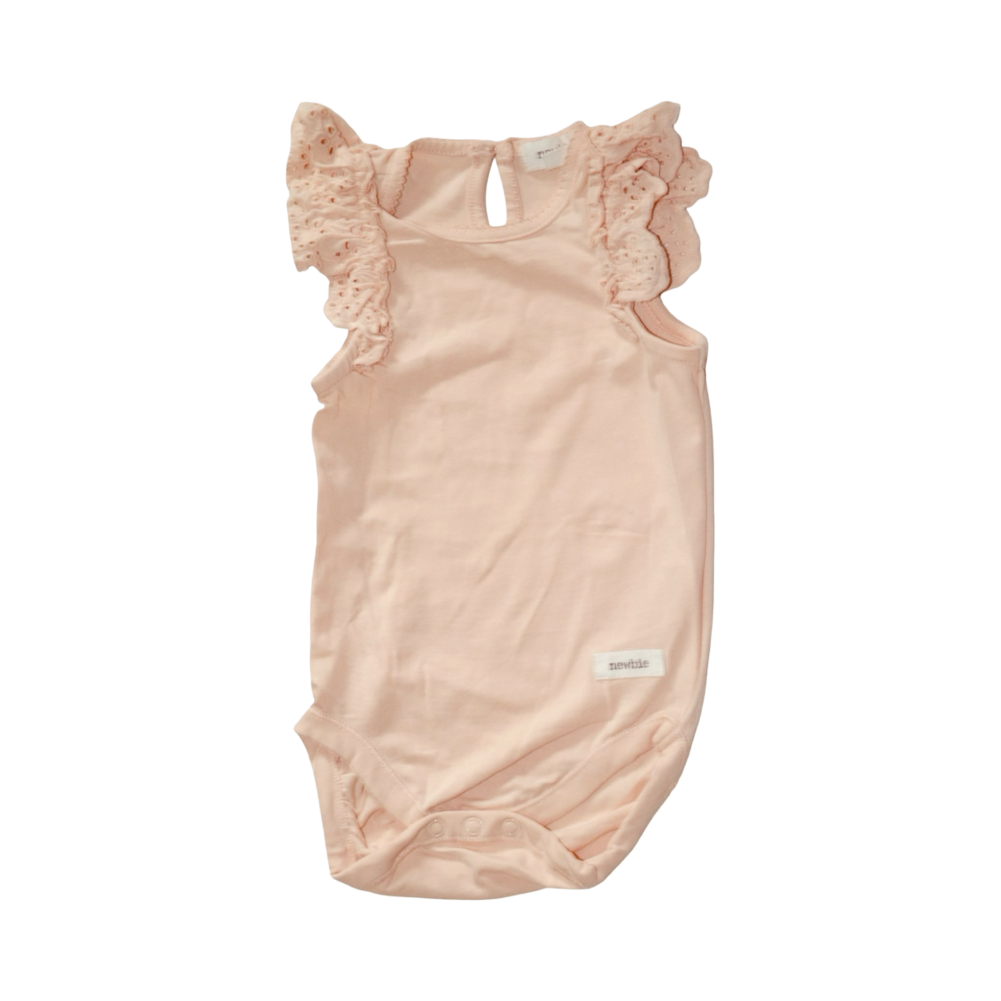 Kortärmad Body & Shorts Matchande Set från newbie - Storlek 68 - Orange