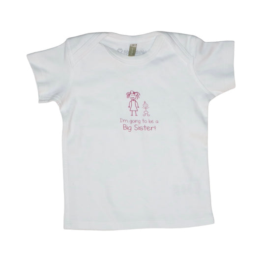 Kortärmad T-shirt från Spreedshirt - Storlek 80 - Vit
