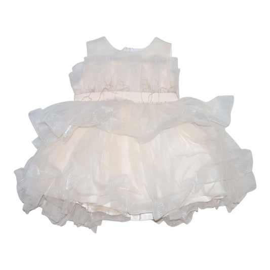 Fest Klänning - Storlek 86/92 - Beige