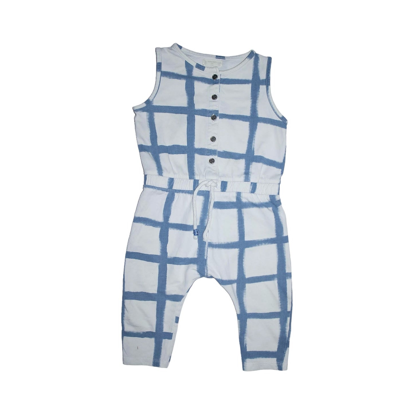 Jumpsuit  Från MANGO - Storlek 86 - Vit & Blå