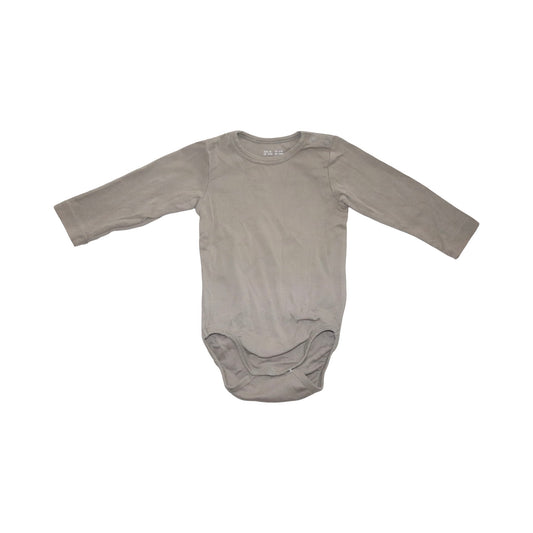 Långärmad Body från H&M - Storlek 74 - Grå