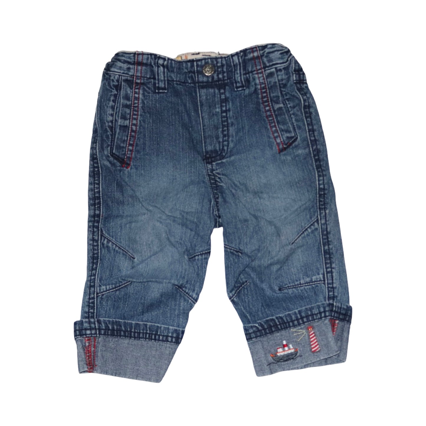 Jeans Byxor från H&M - Storlek 74 - Blå
