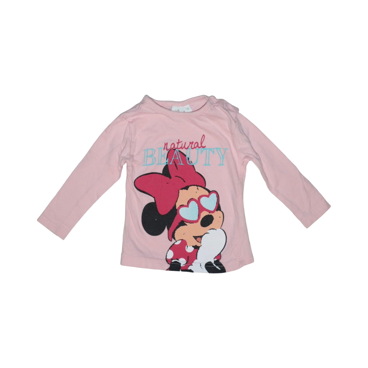 Långärmad T-shirt från Disney - Storlek 74 - Rosa (Multi)
