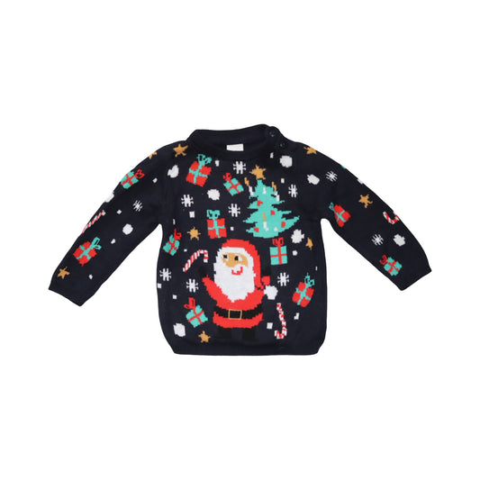 Jul Tröja från H&M - Storlek 68 - Svart & Röd (Multi)