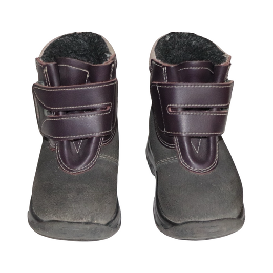 Vinterkängor från KAVAT - Storlek 24 (Innermått 15.5 cm) - Svart & Lila