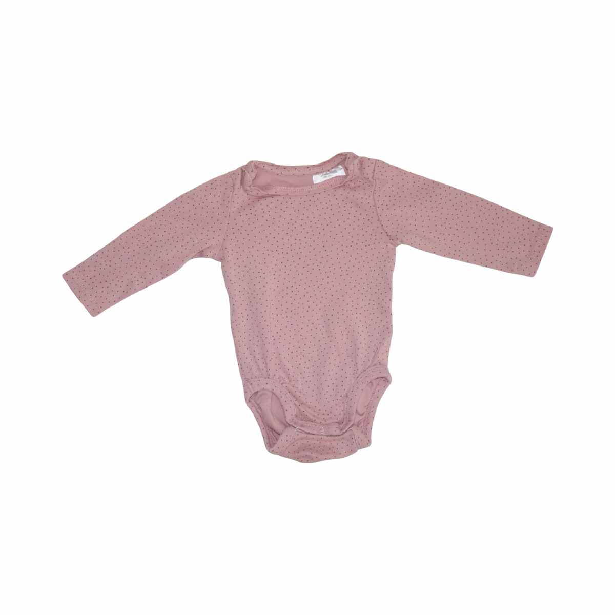 Långärmad Body från H&M - Storlek 62 - Rosa & Svart