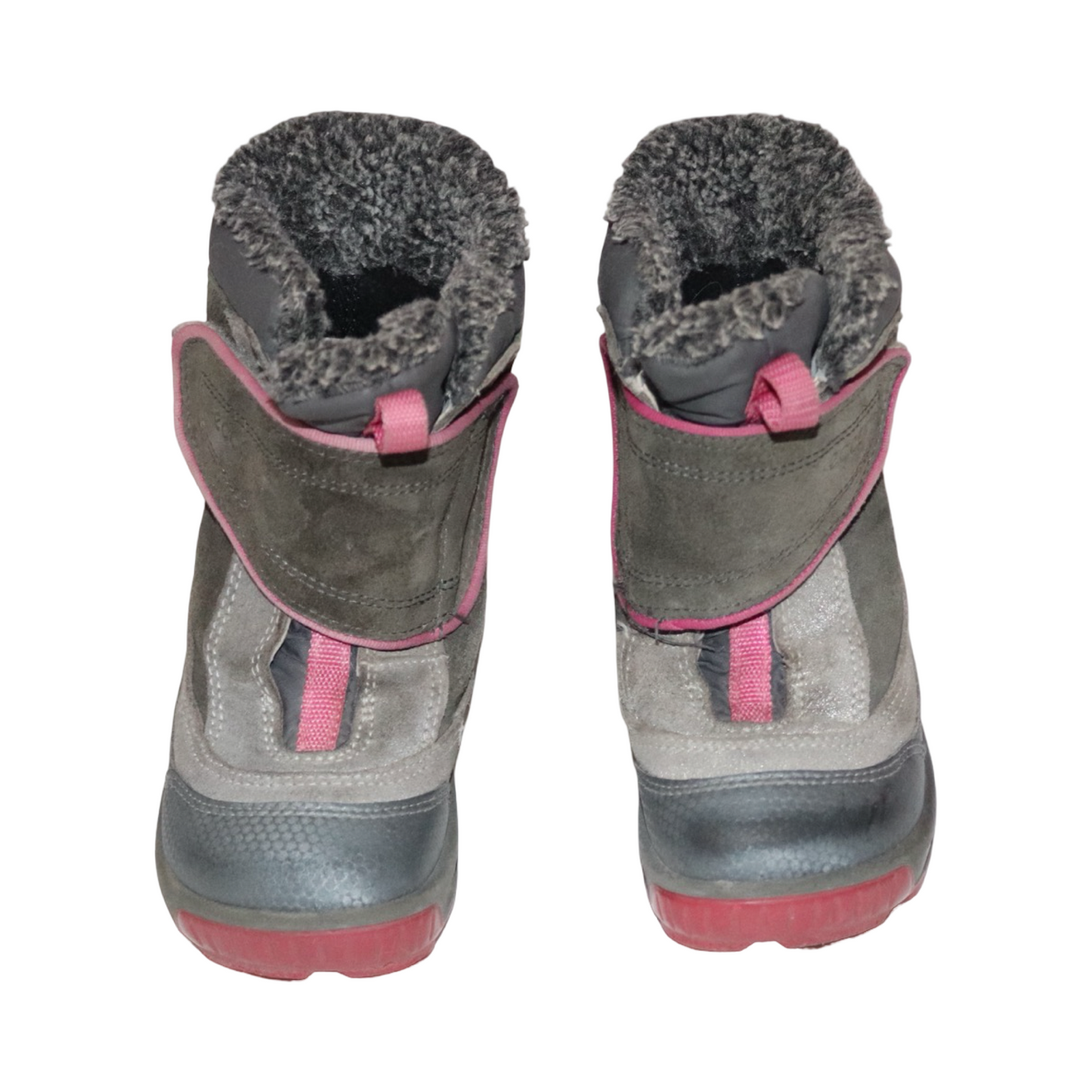 Vinterkängor från ECCO - Storlek 26 (Innermått 16cm) - Grå & Rosa