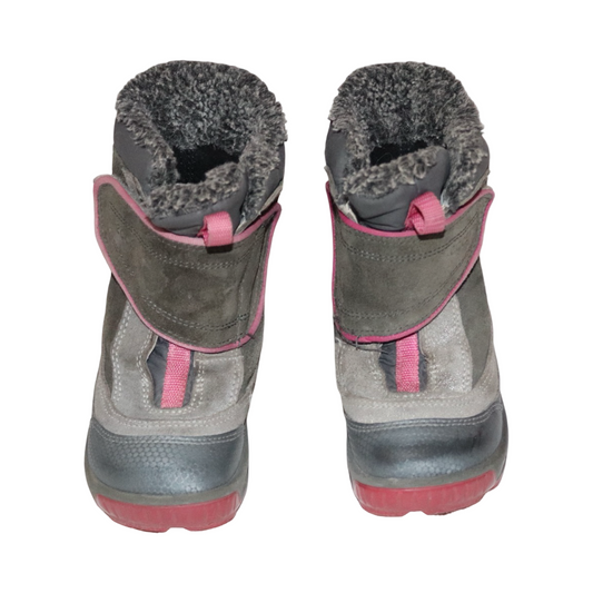 Vinterkängor från ECCO - Storlek 26 (Innermått 16cm) - Grå & Rosa