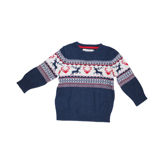 Jul Tröja från L.O.G.G H&M - Storlek 98/104 - Marinblå & Vit (Multi)