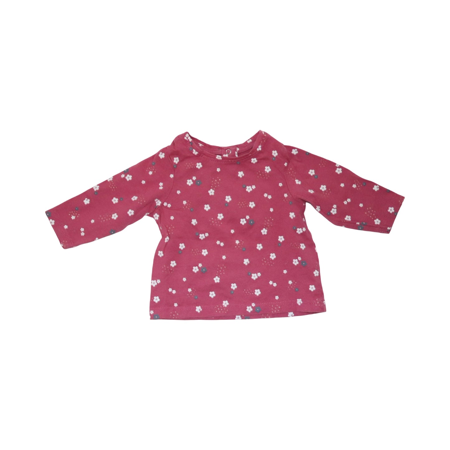 Långärmad T-shirt (4 Pack) från ORCHESTRA - Storlek 74 -  Rosa & Gul (Multi)