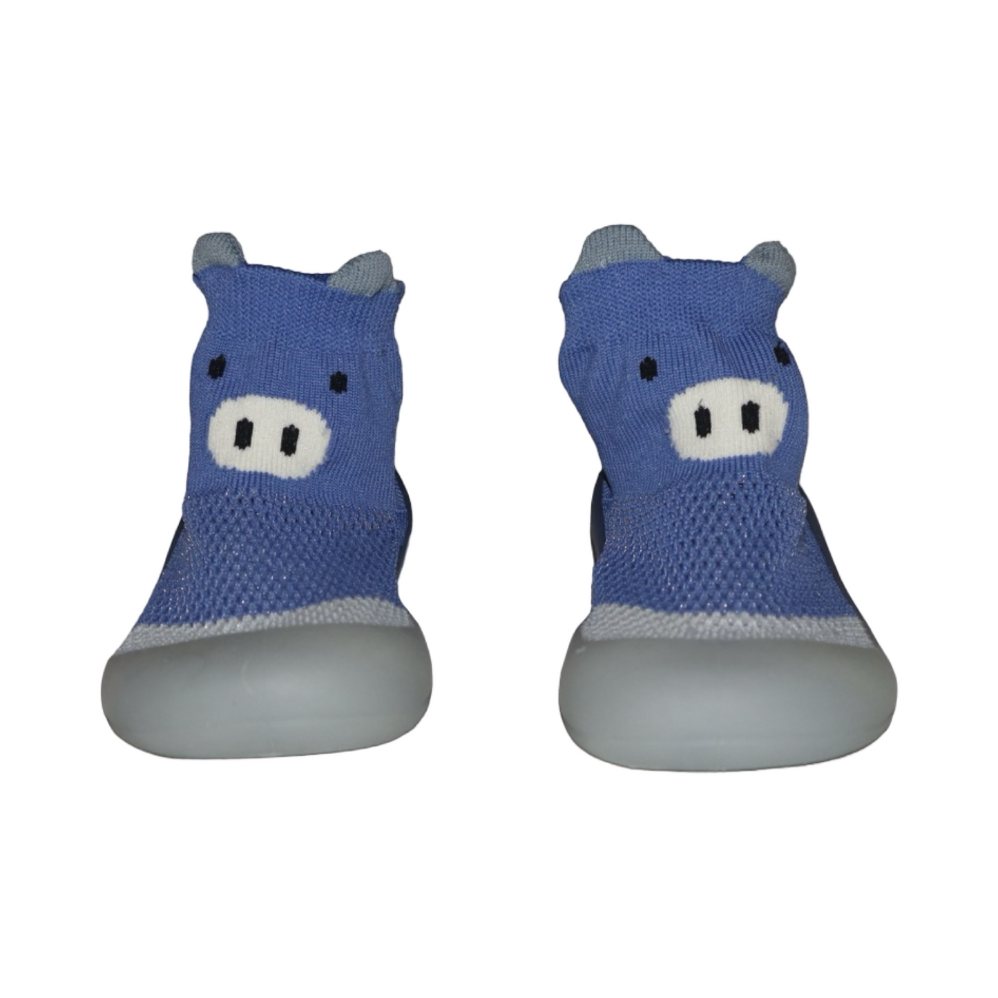 Mockasiner - Storlek 23/24 (Innermått 13.5cm) - Blå & Grå