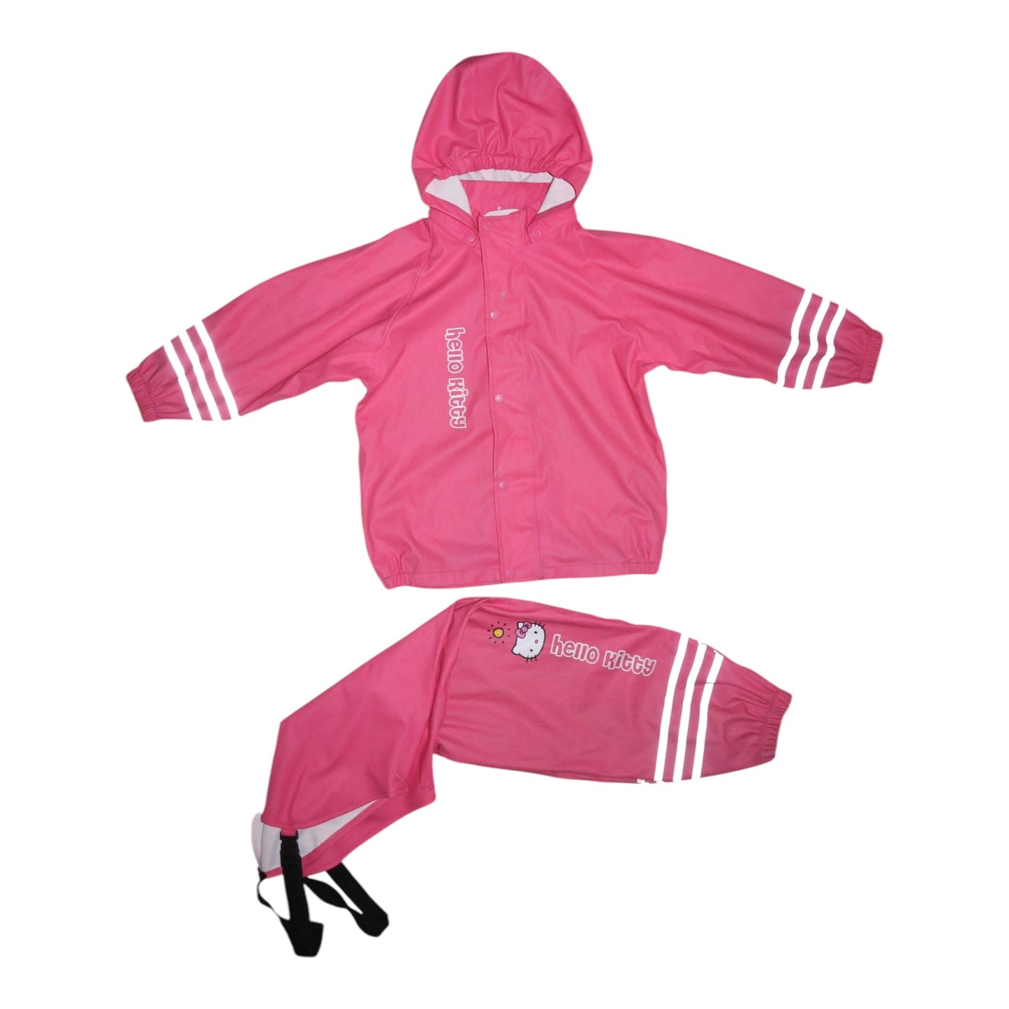 Ofodrade Regnställ från Hello Kitty - Storlek 110/116 - Rosa