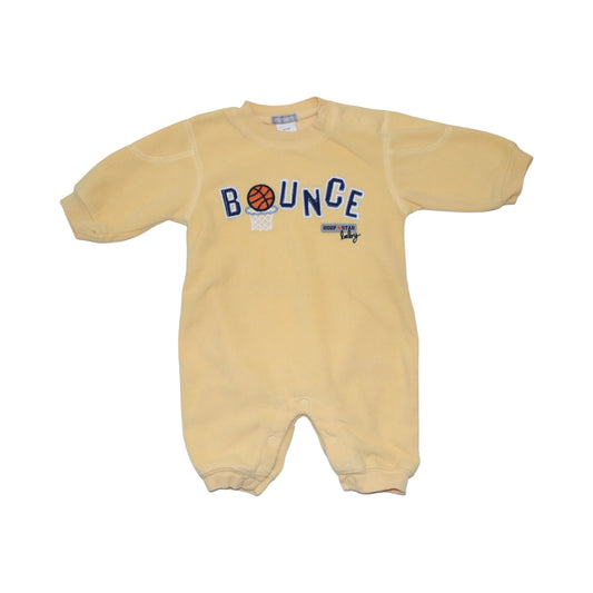 Långärmad Jumpsuit/ Byxdress från Carter's - Storlek 62 - Gul