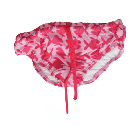 Badblöja/ Badbyxa från baby zone - Storlek 74/80 - Rosa & Vit