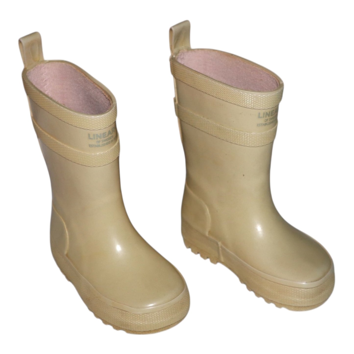 Ofodrade Gummistövlar från LINEAR - Storlek 20 (Innermått 13cm) - Ljusgul
