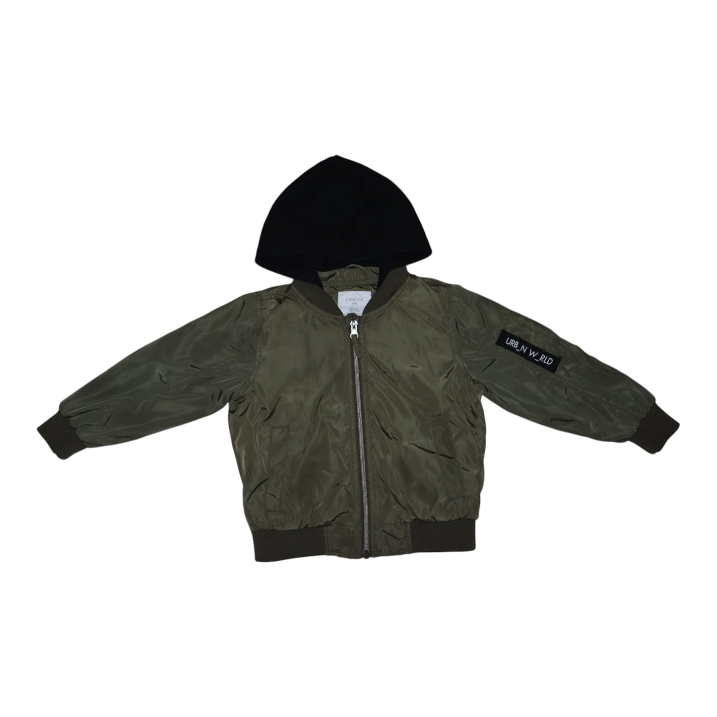 Bomberjacka med huva från LINDEX - Storlek 104 - Grön