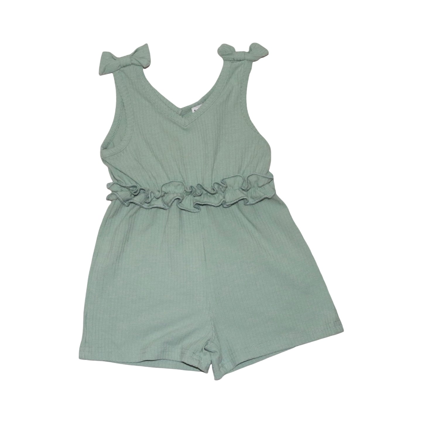 Kortärmad Byxdress/ Romper från SHEIN - Storlek 74 - Grön