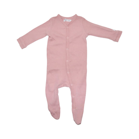 Lång Pyjamas med fot från fox & bunny - Storlek 68 - Ljusrosa