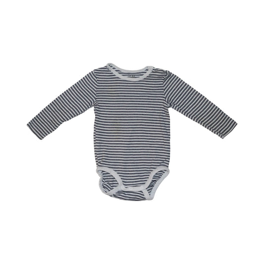 Långärmad Body från H&M - Storlek 74 - Svart & Vit