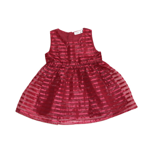 Jul Klänning från name it - Storlek 80 - Vinröd