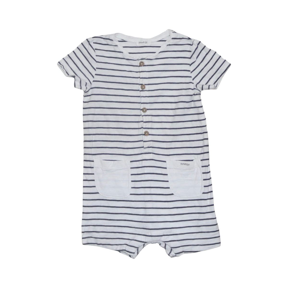 Byxdress/ Sparkdräkt från newbie - Storlek 80 - Vit & Svart