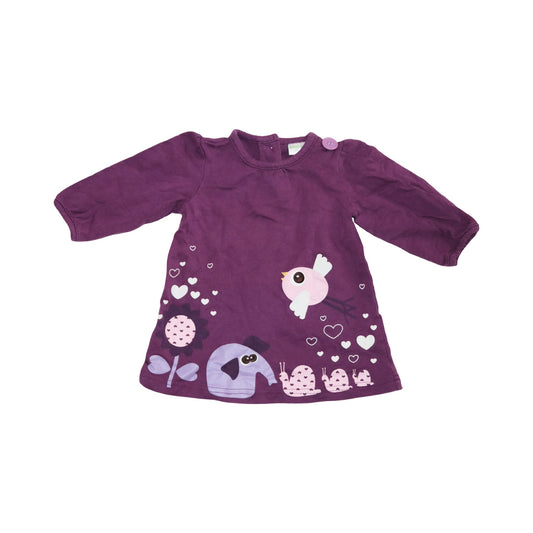 Tunna Klänning från KappAhl -Storlek 74 - Lila (Multi)