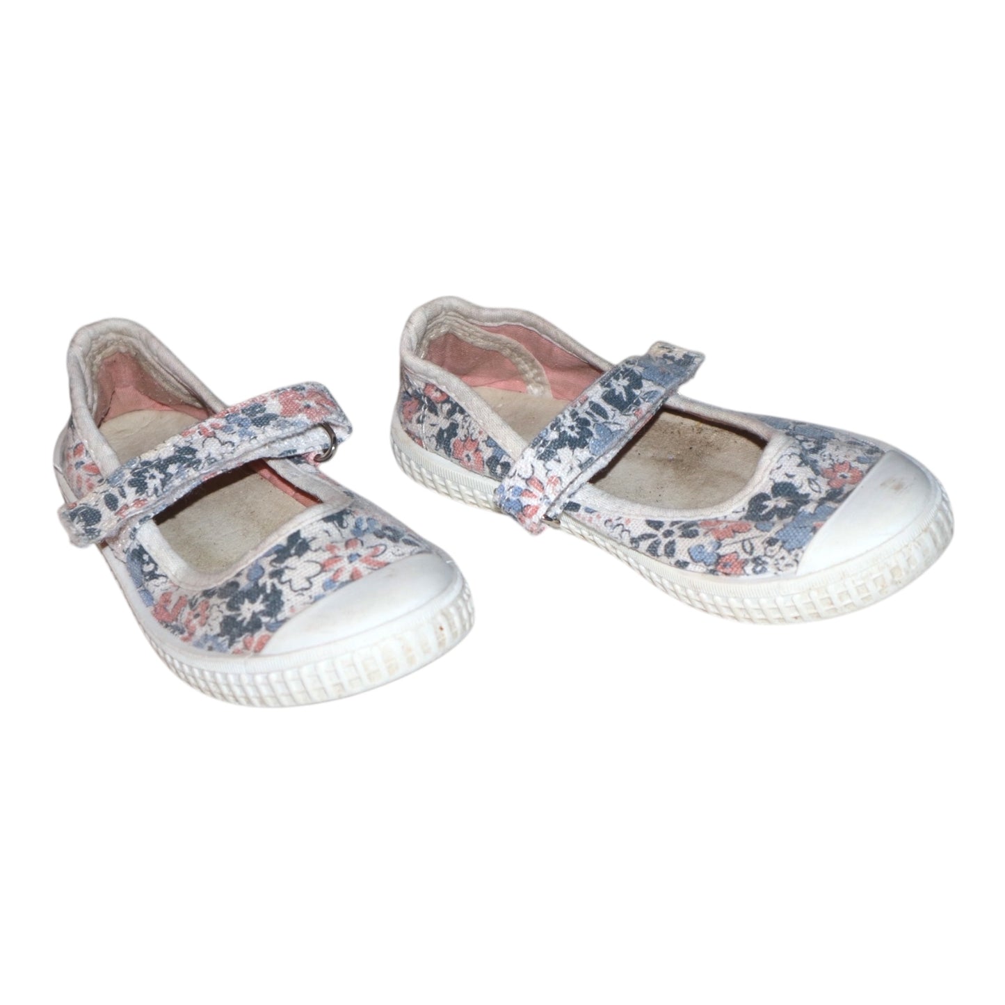 Sandaler - Storlek 25 (Innermått 14cm) - Vit & Blå