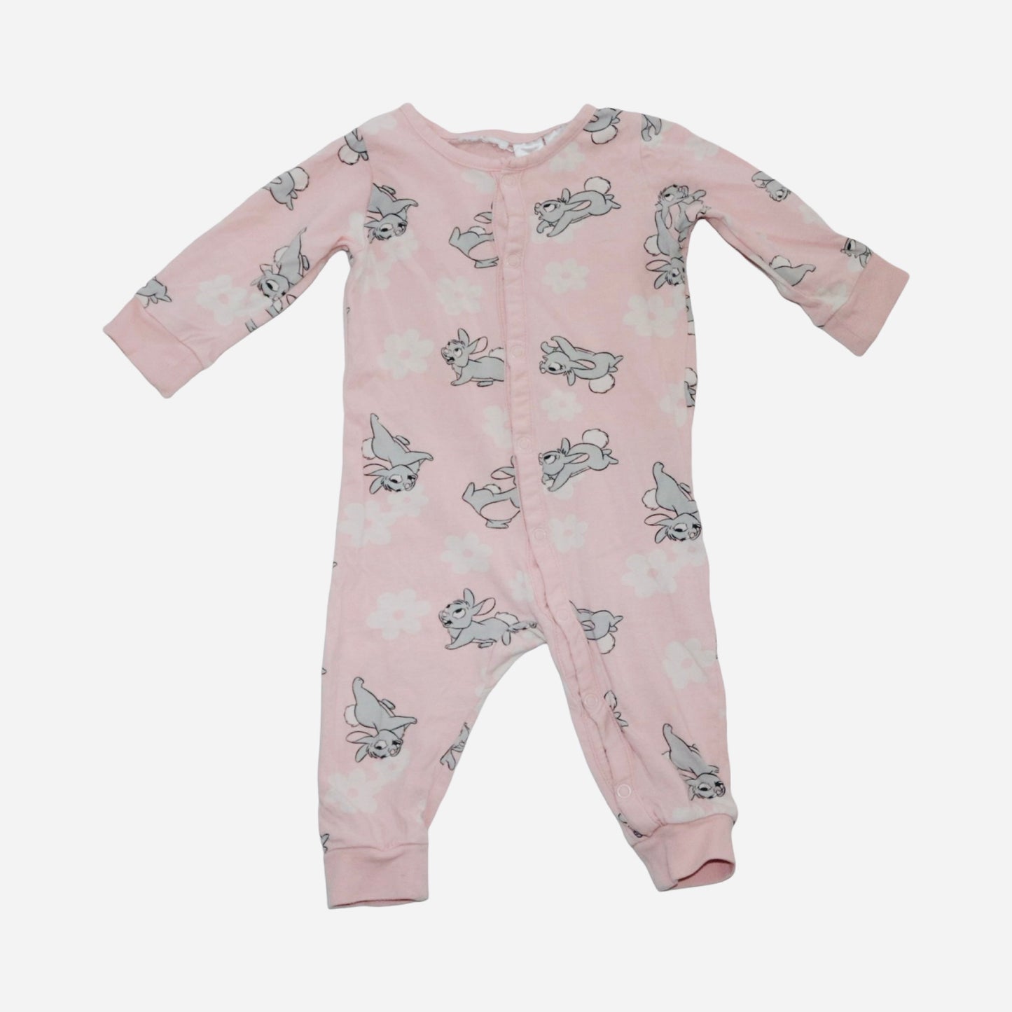DISNEY Pyjamas H&M från - Storlek 68 - Ljusrosa & grå (Multi)