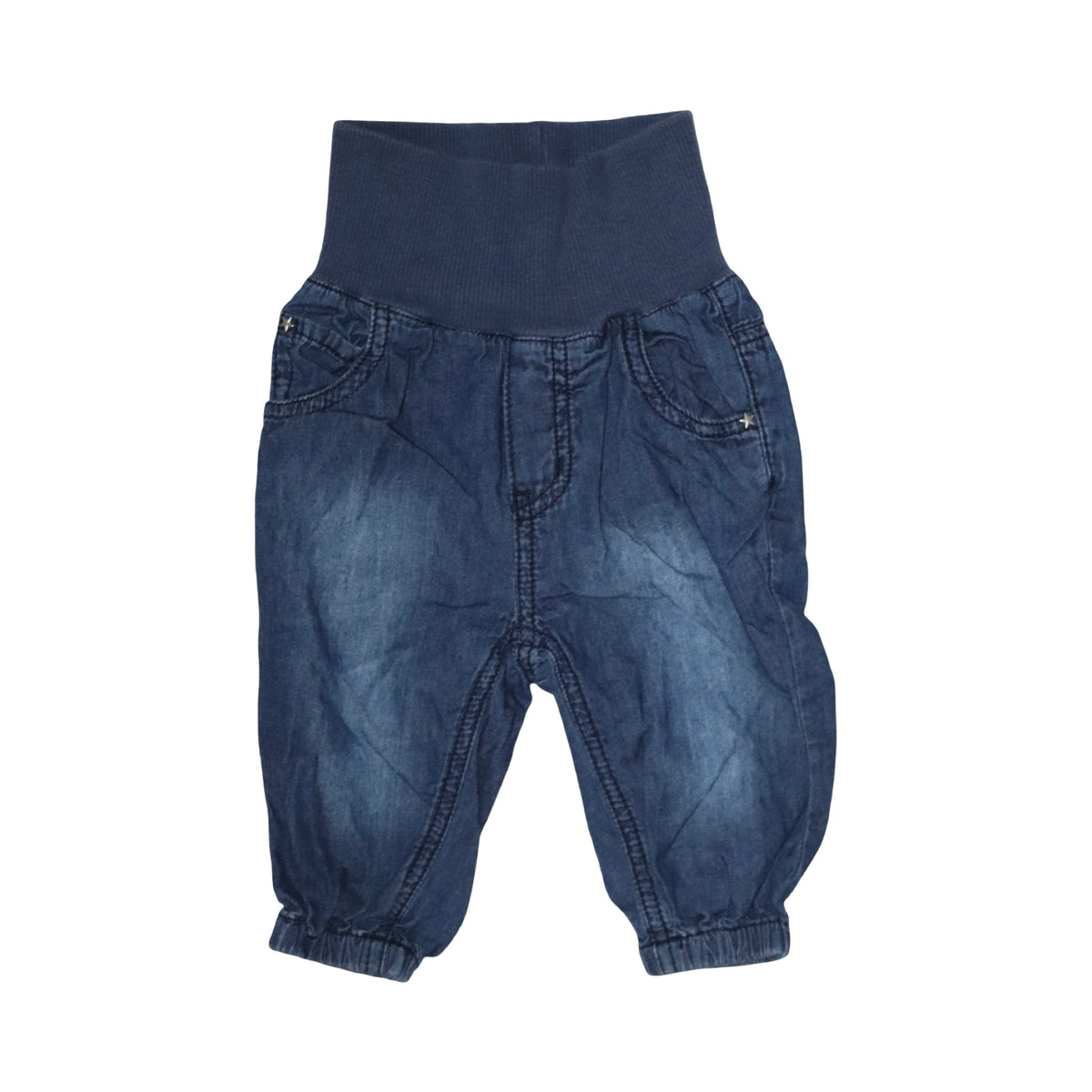 Jeans Byxor från Cubus - Stolek 62 - Mörkblå