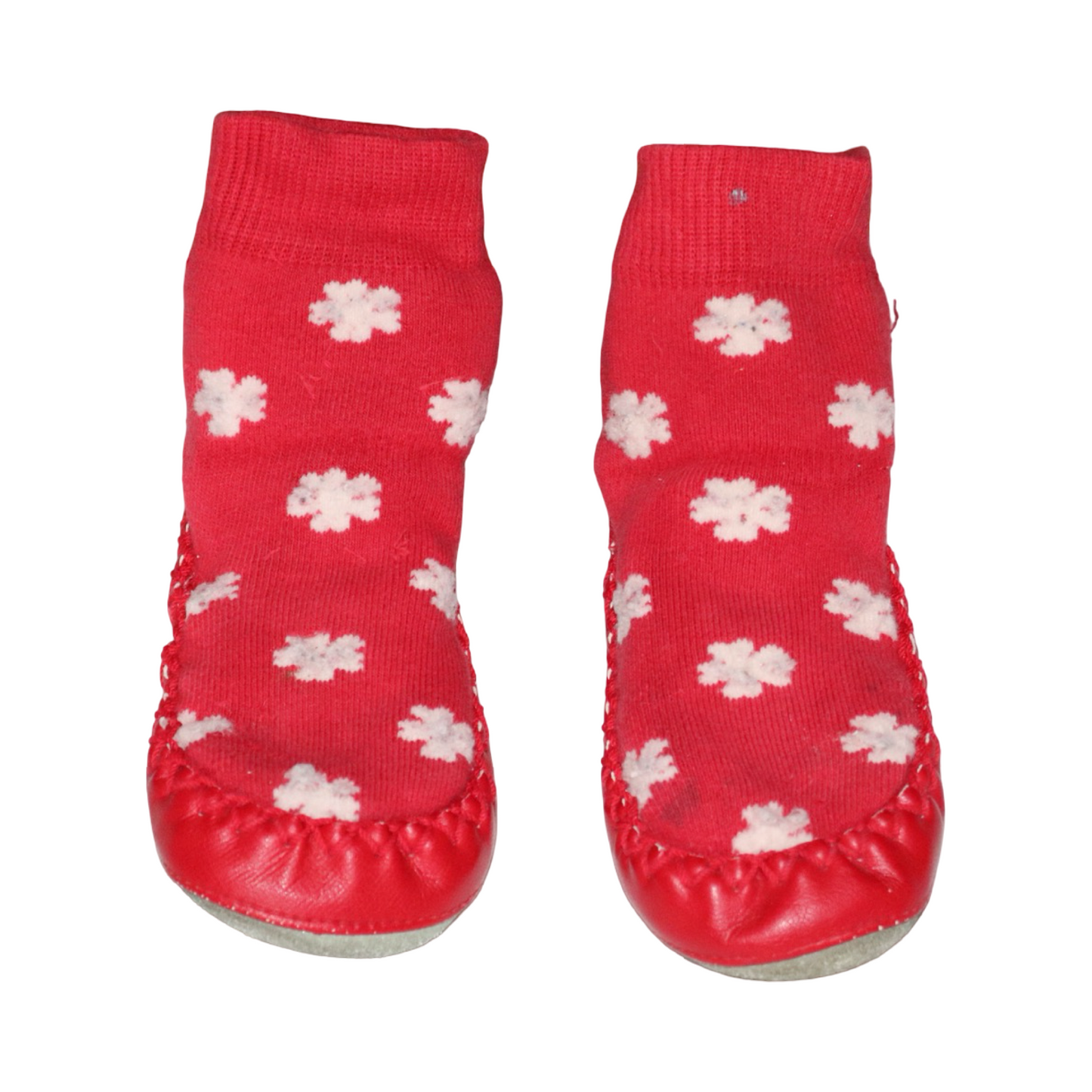 Mockasiner - Storlek 22 - Röd & Vit