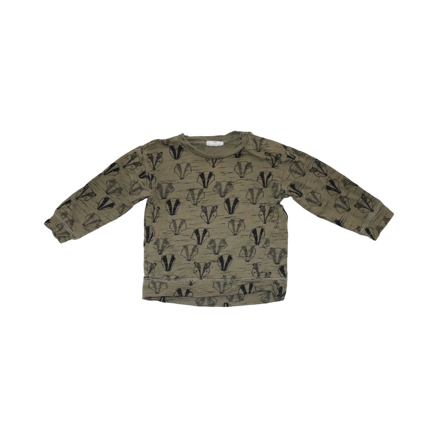 Tröja & Byxor Set från Kappahl & H&M - Storlek 80 - Grön & Svart