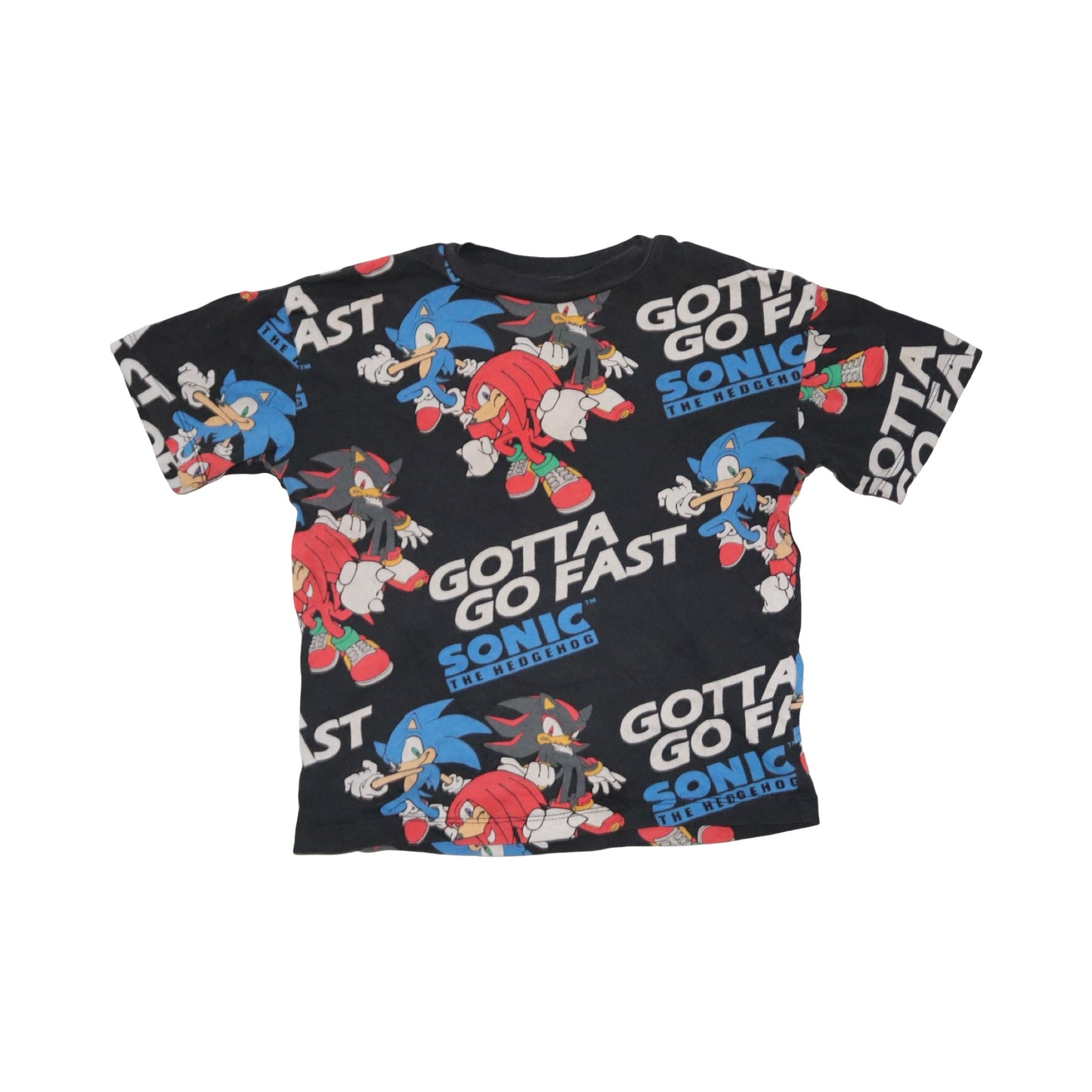 Kortärmad T-shirt & Shorts Matchande Set från H&M - Storlek 104 - Svart (Multi)