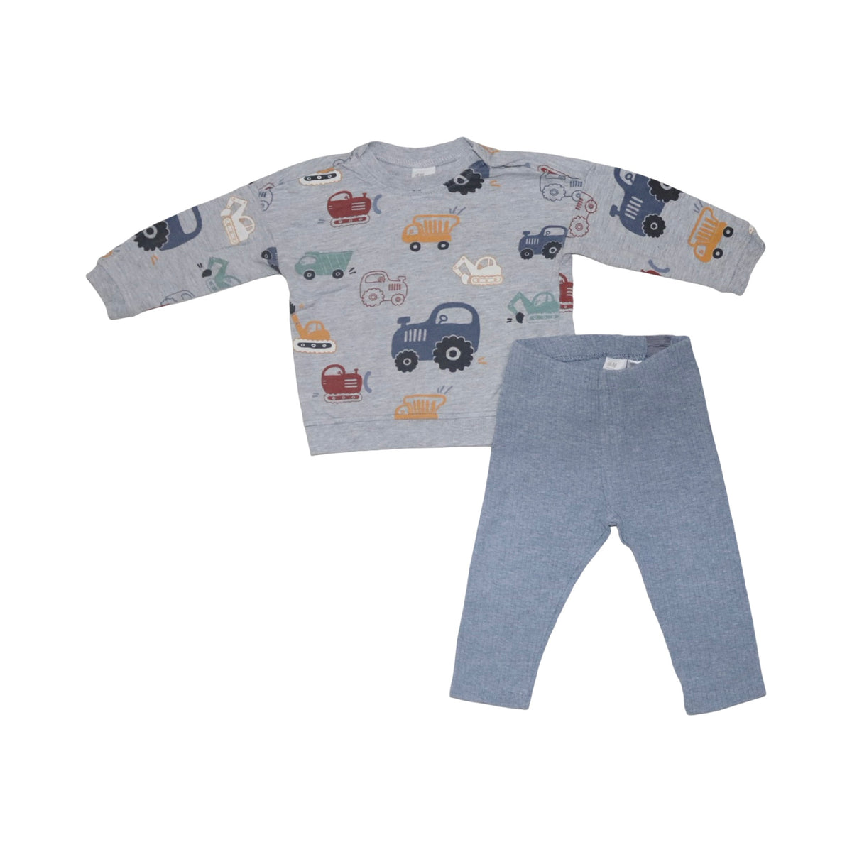 Tröja & Byxor Matchande Set från H&M - Storlek 74 - Grå (Multi)