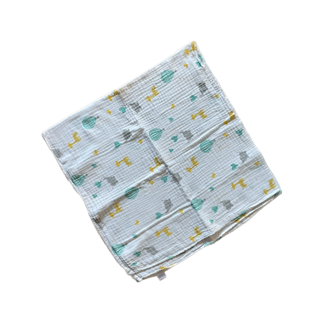 Filt / Muslin Blanket 120x120cm - Vit