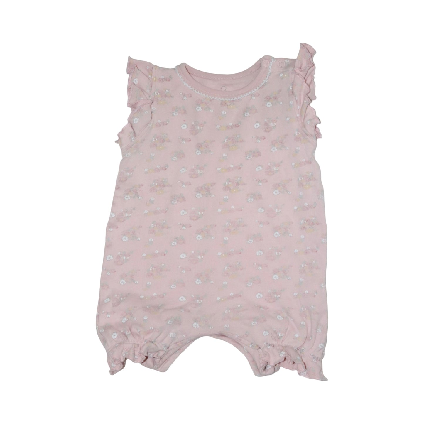 Kort Pyjamas (2 Pack) från PYTTELITEN - Storlek 68 - Ljusrosa (Multi)