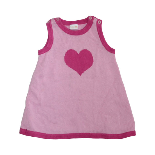 Linne Klänning från LINDEX - Storlek 80 - Rosa